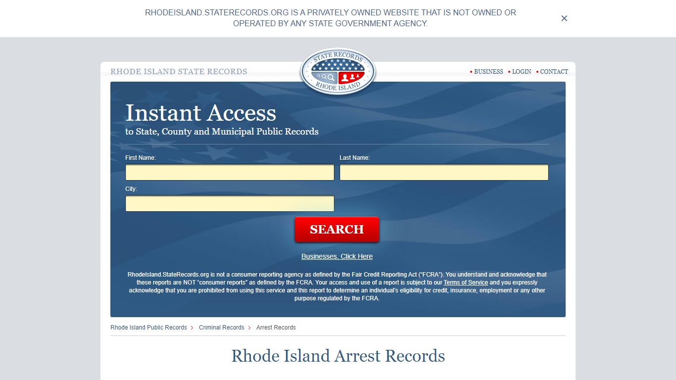 Rhode Island Arrest Records | StateRecords.org
